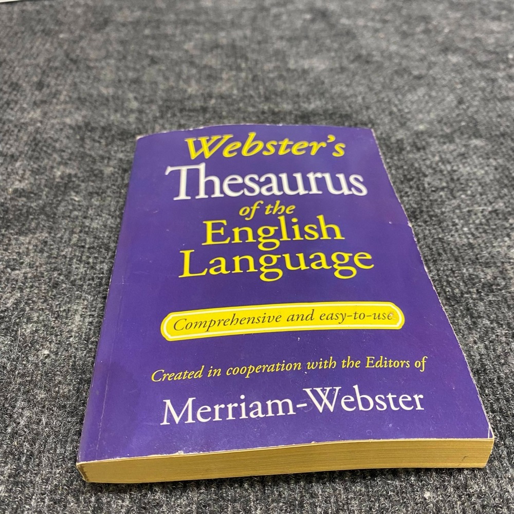Websters Thesaurus of the English Language Merriam-Webster Bendon Paperback